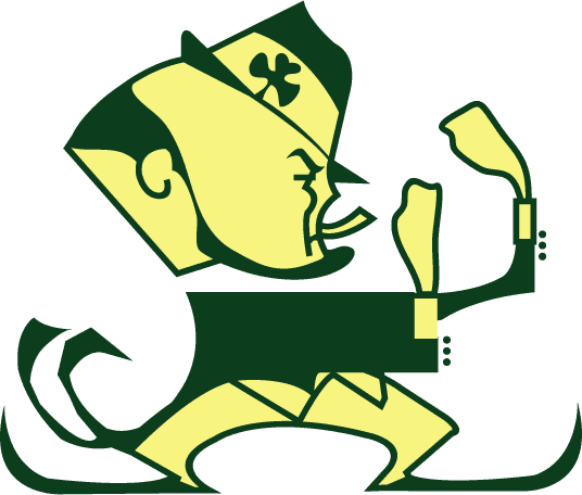 Notre Dame Fighting Irish 1963-1983 Alternate Logo diy DTF decal sticker